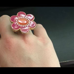 Betsey Johnson Flower Ring